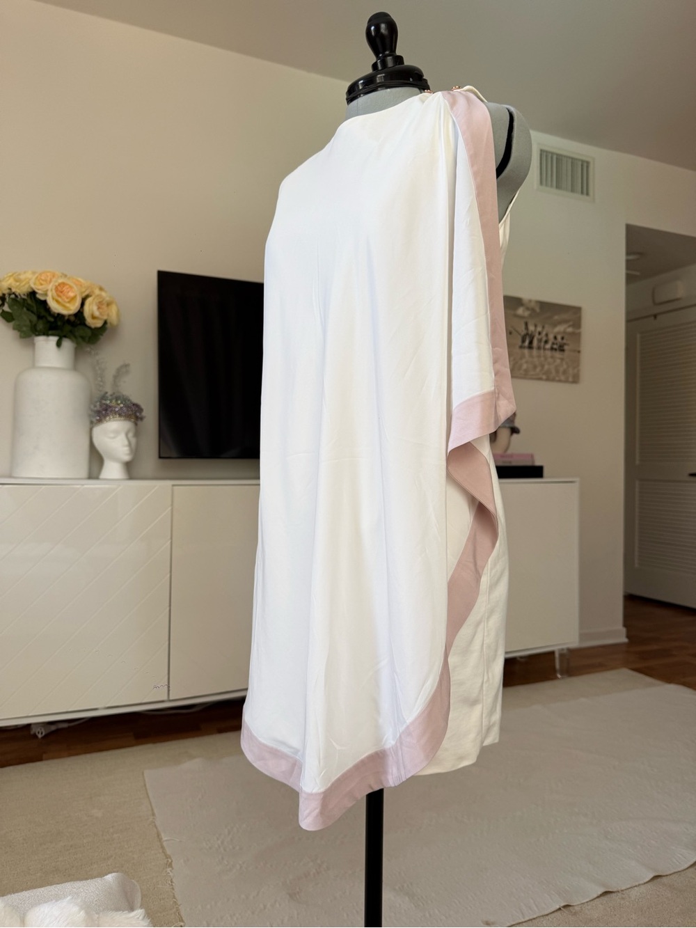 Ted Baker Tunic Bolty Asymmetrical Draped Dress 0 - Picture 11 of 14
